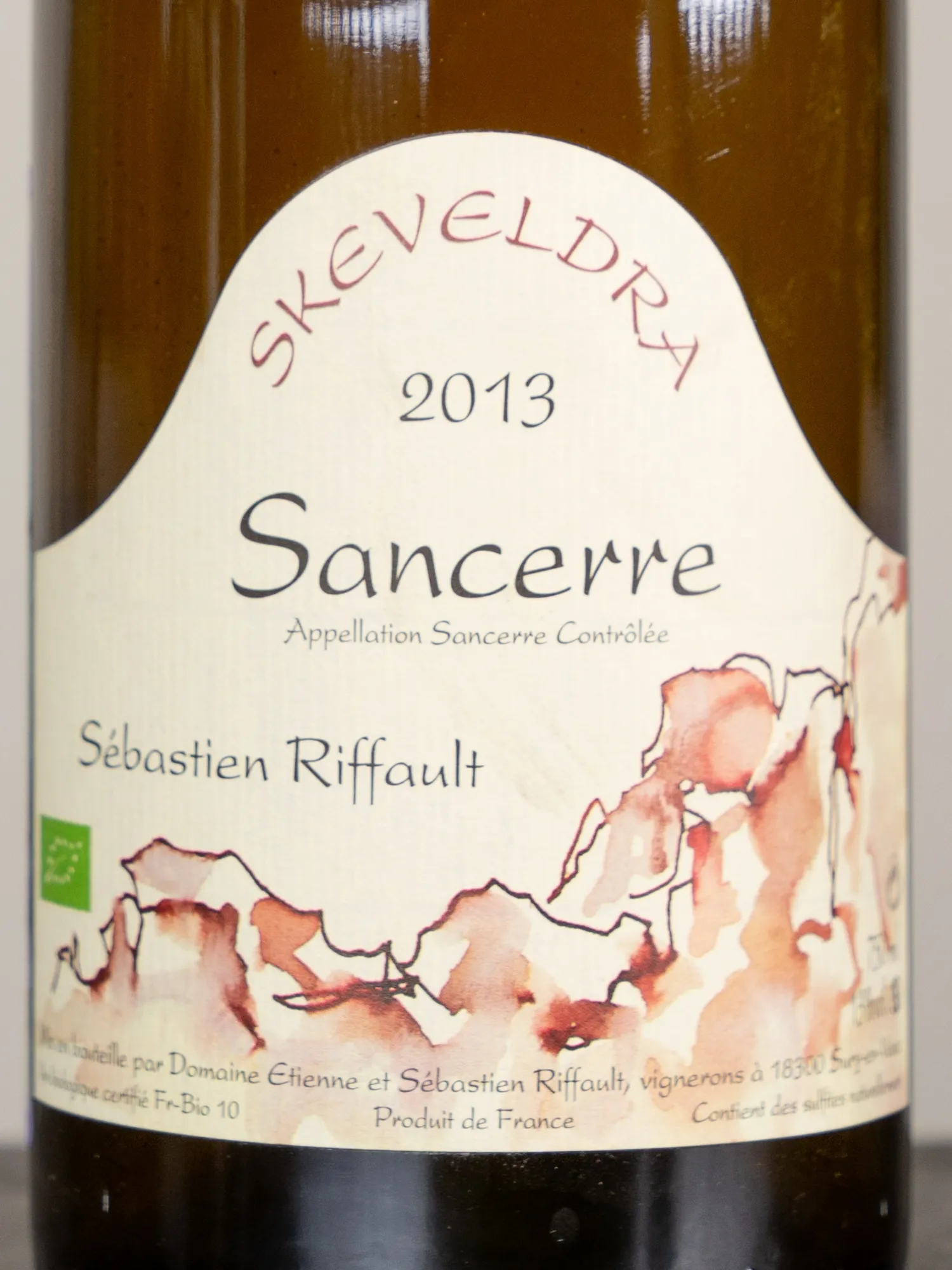 Вино Domaine Etienne et Sebastien Riffault Skeveldra Sancerre купить в ресторане Остерия - лучшая цена Вино Domaine Etienne et Sebastien Riffault Skeveldra Sancerre / Сансер Себастьен Риффо Скевелдра
