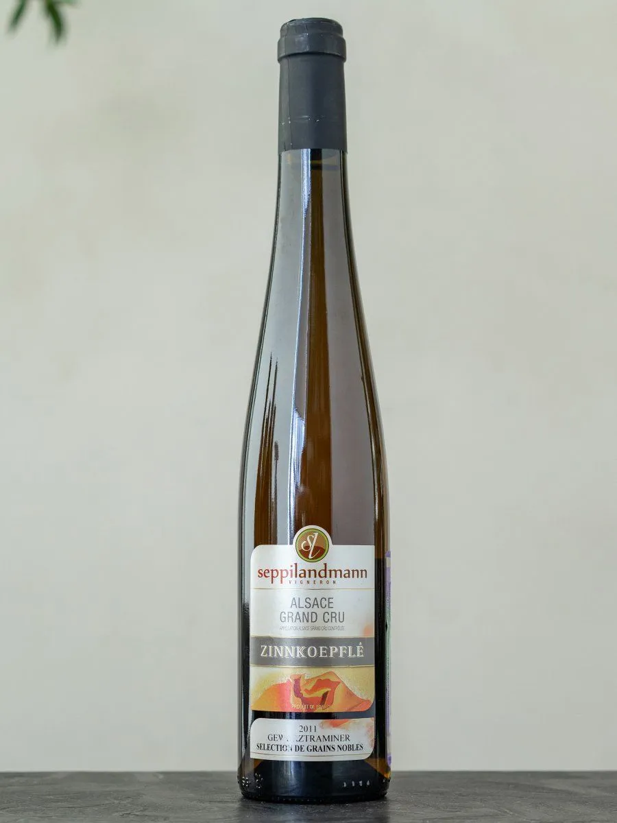 Вино Seppi Landmann Zinnkoepfle Gewurztraminer Selection de Grains Nobles Alsace / Сеппи Ландманн Цинкопфле Гевюрцтраминер Селексьон де Грэн Нобль