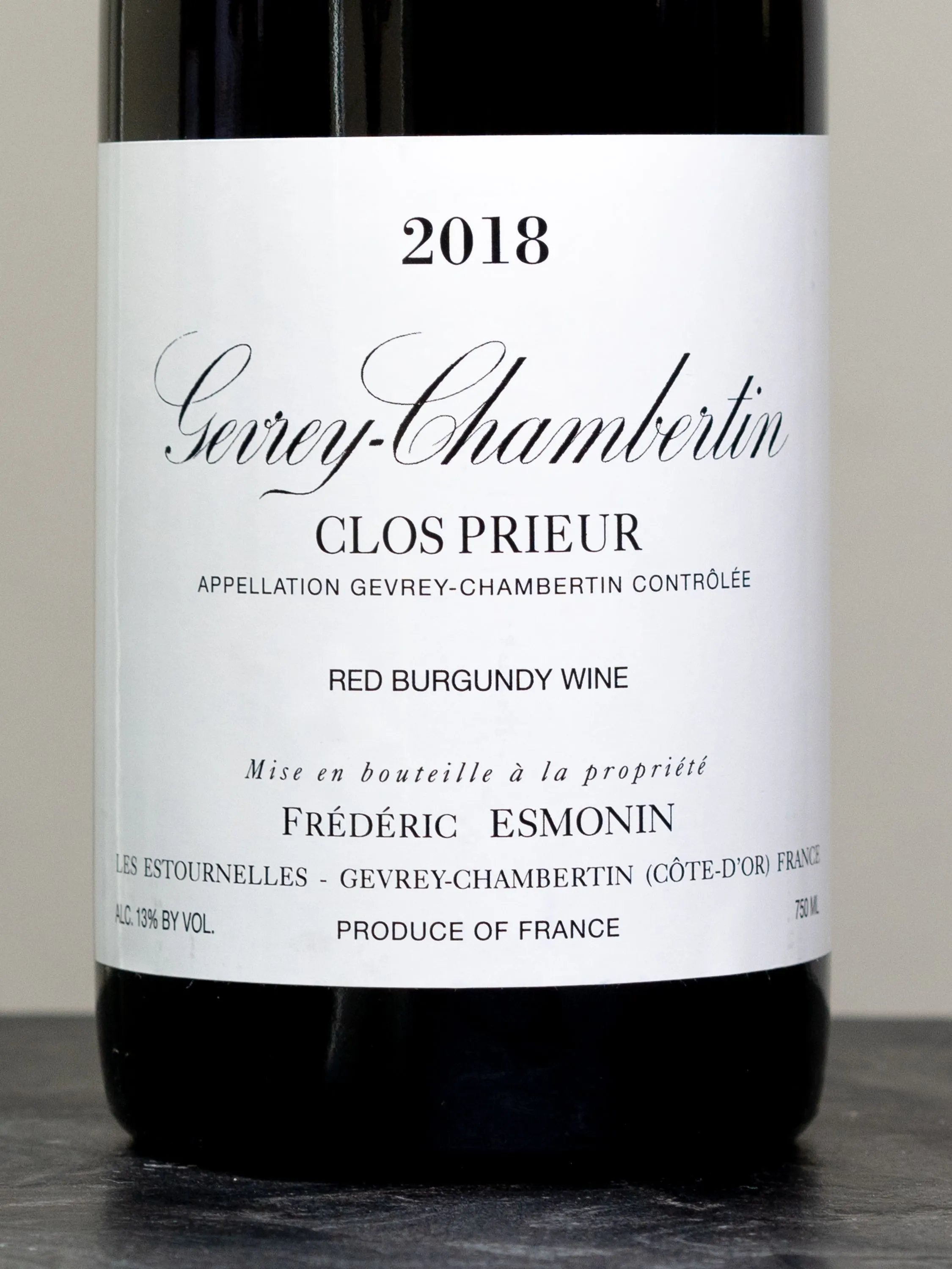 Вино Frederic Esmonin Gevrey-Chambertin Clos Prieur / Жевре-Шамбертен  Фредерик Эсмонин