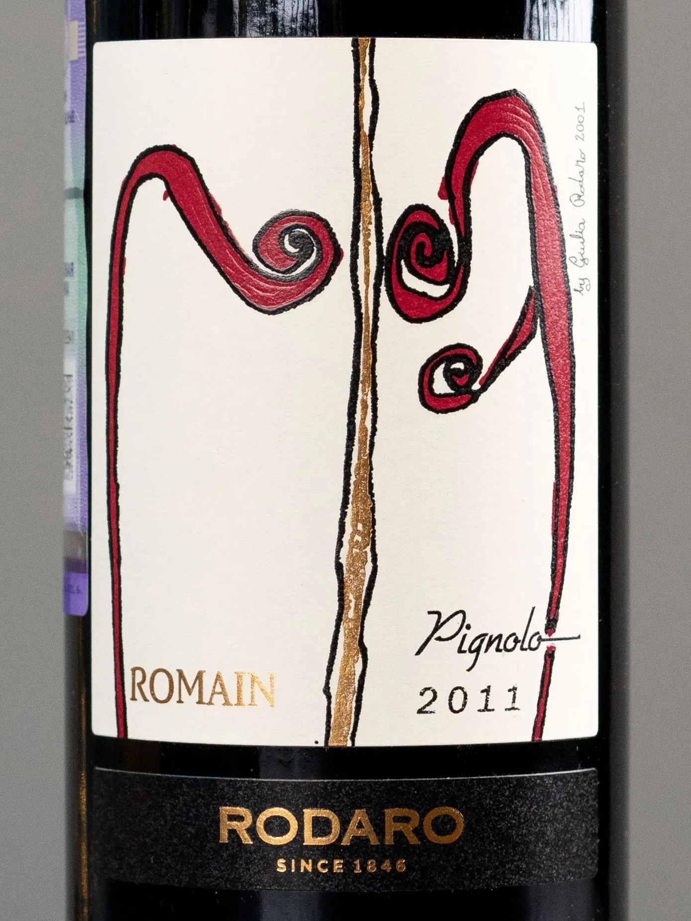 Вино Rodaro Paolo Romain Pignolo Colli Orientali del Friuli DOC купить в ресторане Остерия - лучшая цена Вино Rodaro Paolo Romain Pignolo Colli Orientali del Friuli DOC / Родаро Паоло Пиньоло