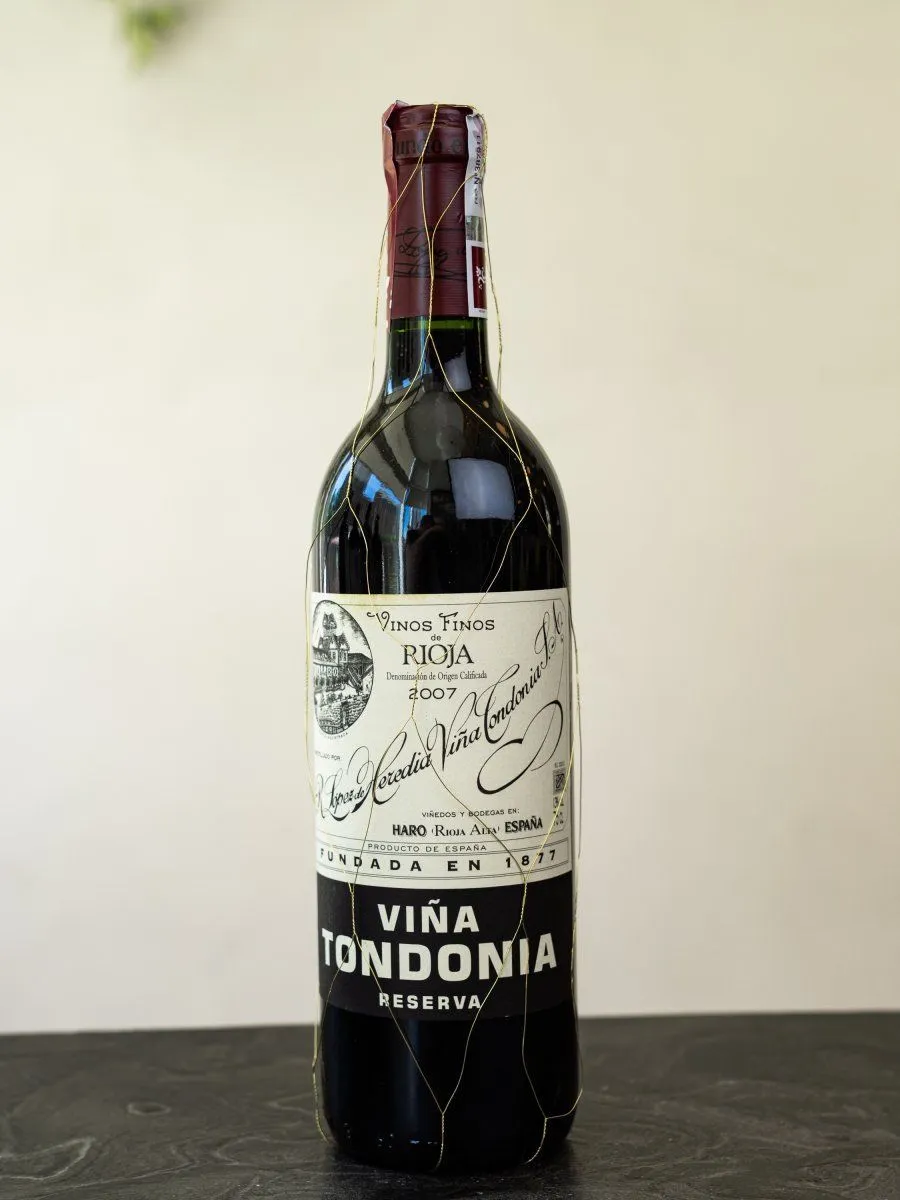 Купить вино Vina Tondonia Reserva Rioja в винном ресторане Остерия цена Вино Vina Tondonia Reserva Rioja / Винья Тондония Ресерва